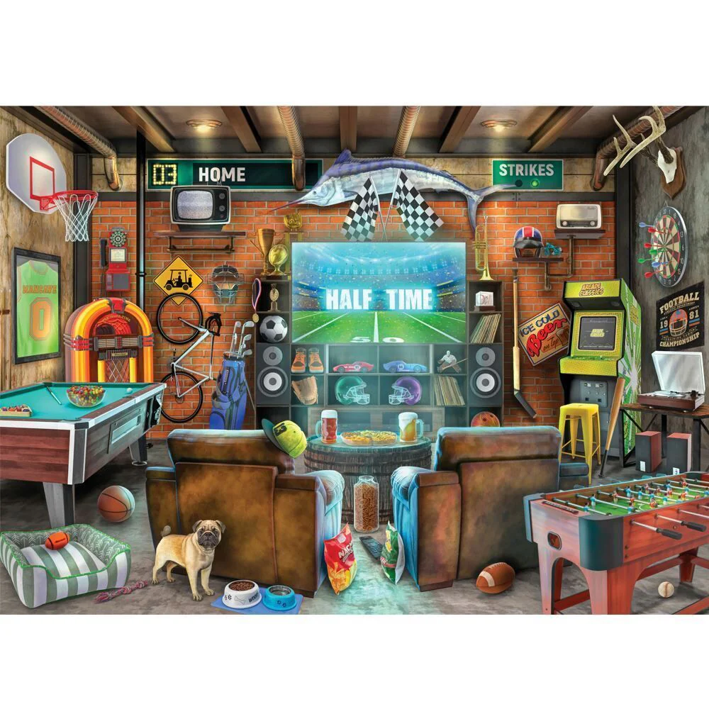 1000pc His & Hers: Man Cave - Image 2