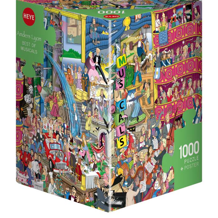 1000pc Lyon Best of Musicals Puzzle - Image 2