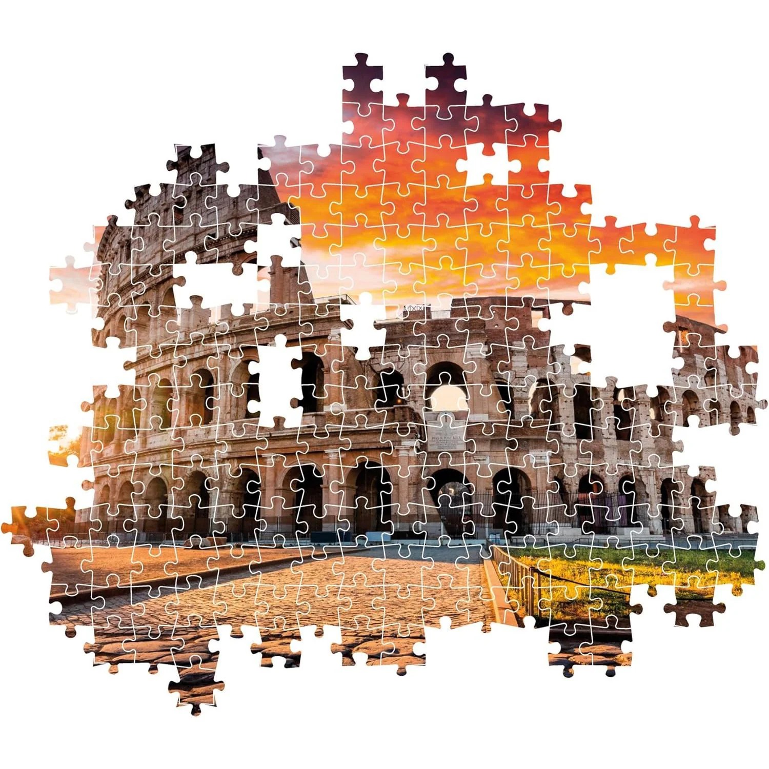 1000pc Roman Sunset Jigsaw Puzzle - Image 3