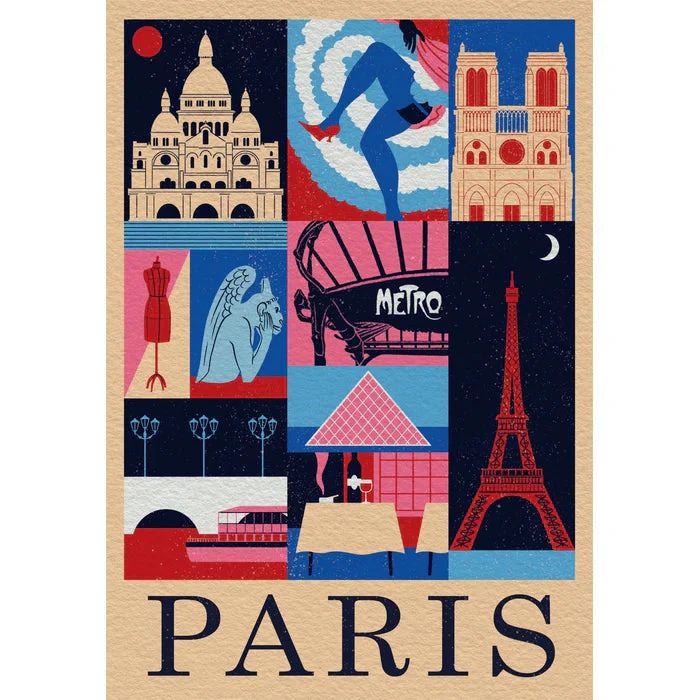 1000pc Style In The City - Paris Jigsaw Puzzle - Image 2