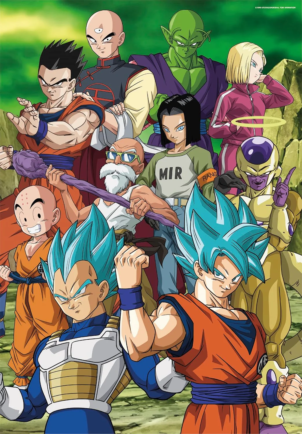 104pc Super Dragonball Super Color Puzzle #1 - Image 2