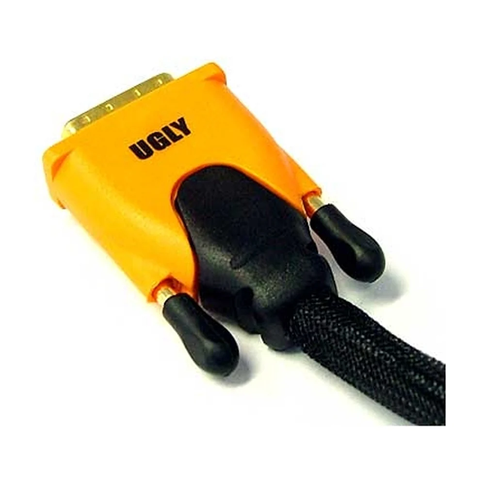10m Ugly High End HDMI to DVI Cable Lead 24 AWG Shielded OFC Gold Plated - Image 3