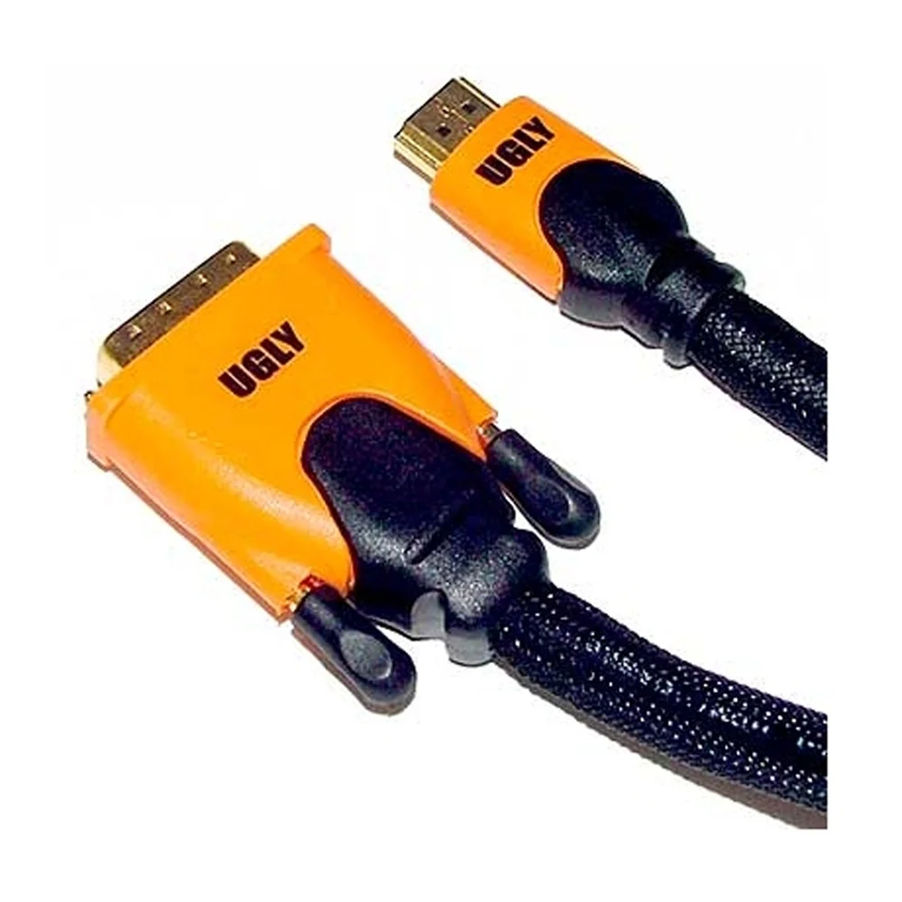10m Ugly High End HDMI to DVI Cable Lead 24 AWG Shielded OFC Gold Plated - Image 6