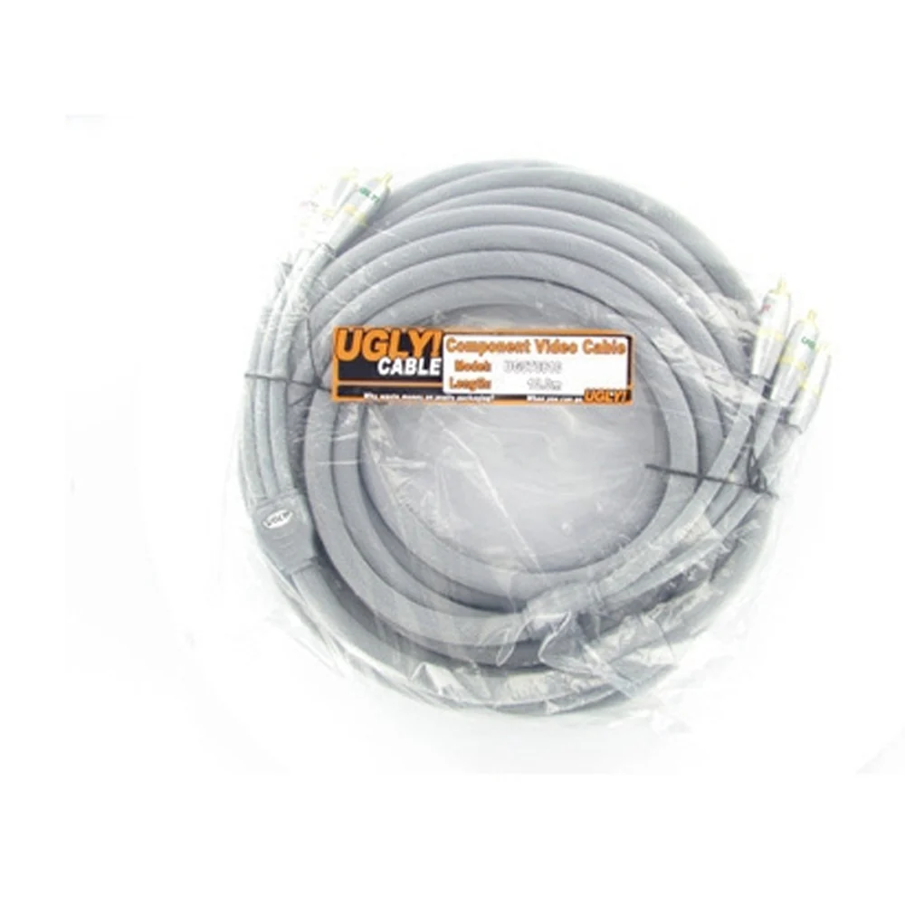 10m Ugly Ultra Premium Component RGB Video Cable RCA 75 Ohm Shielded OFC - Image 3