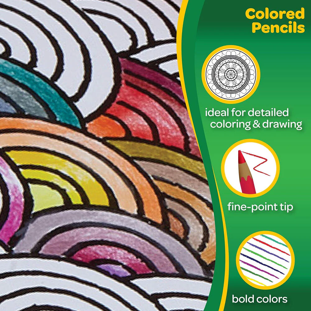 12pc Crayola Full Size Triangular Coloured Pencils 3+ - Image 3