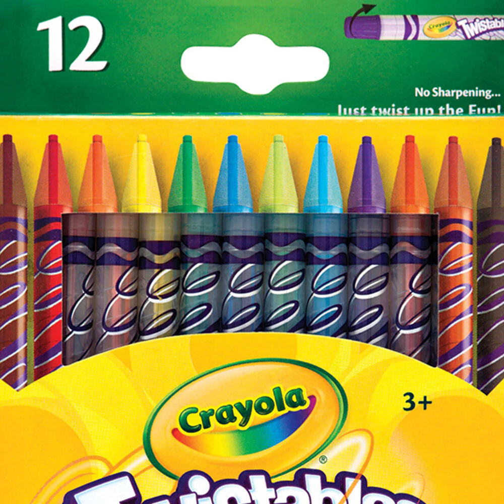 12pc Crayola Twistable Coloured Pencils Art/Craft 3y+ - Image 3