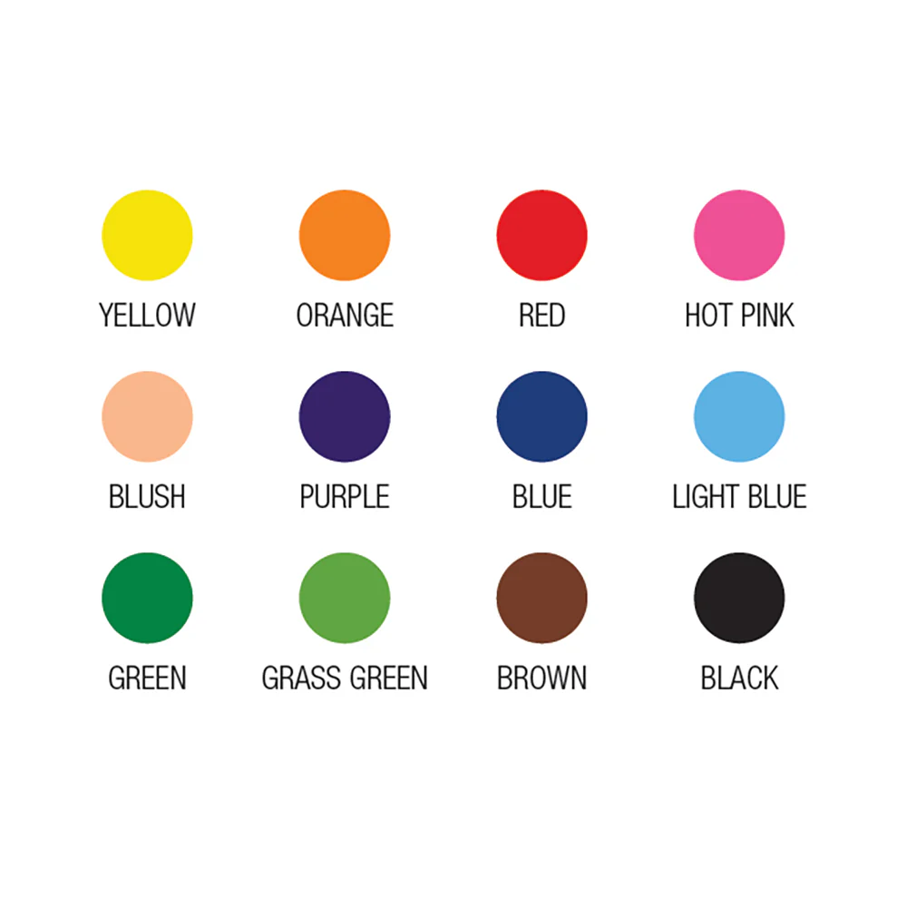 12pc Jasart Coloursphere Colour Pencil Set - Triangular - Image 2