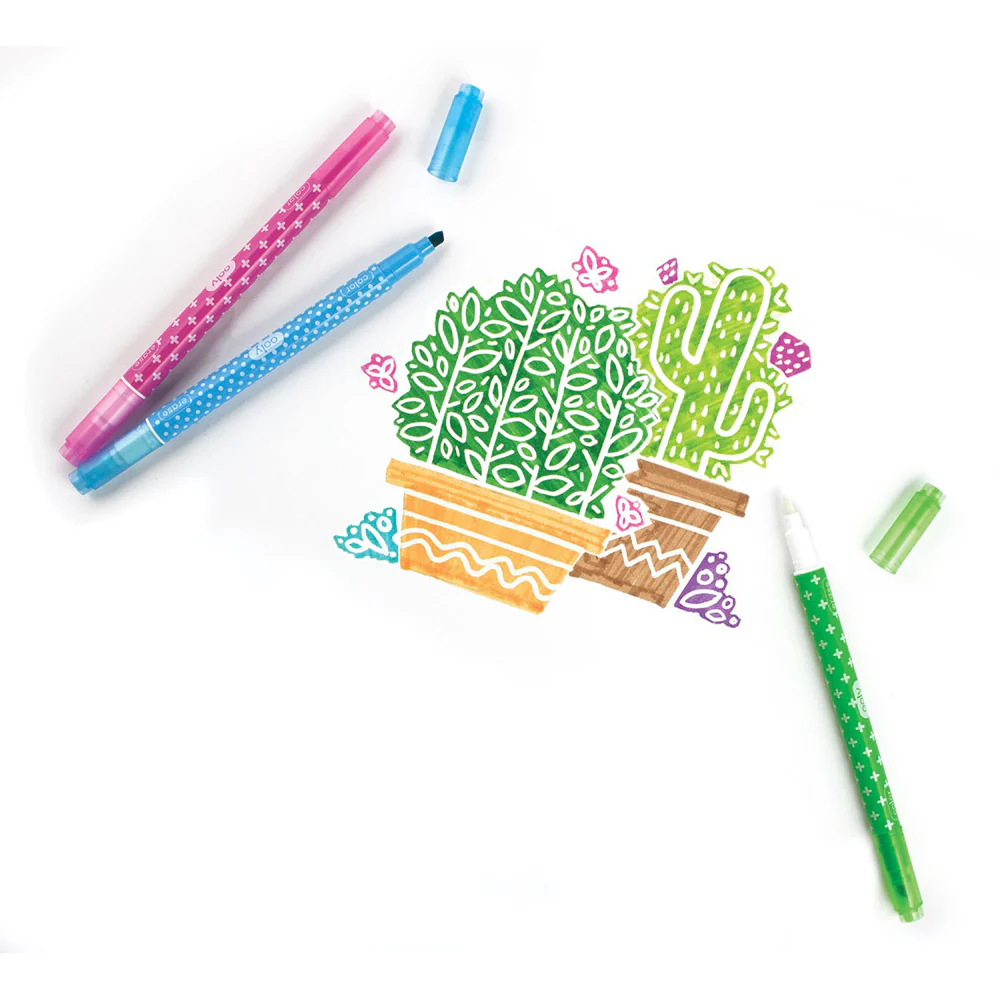 12pc Ooly Make No Mistake Erasable Markers Colouring Set 3y+ - Image 2