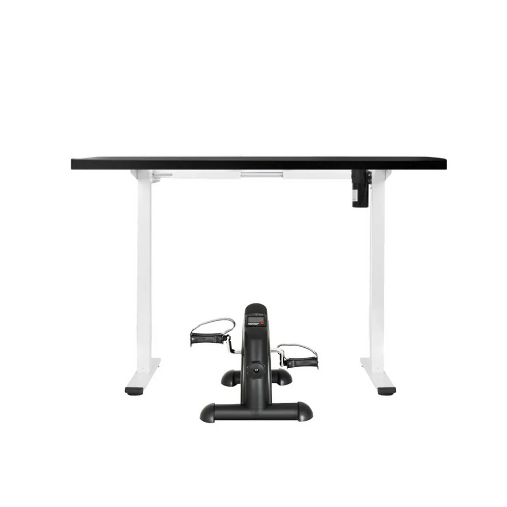 140cm Artiss Electric Standing Desk with Mini Pedal Exercise Bike Home Office - Image 5