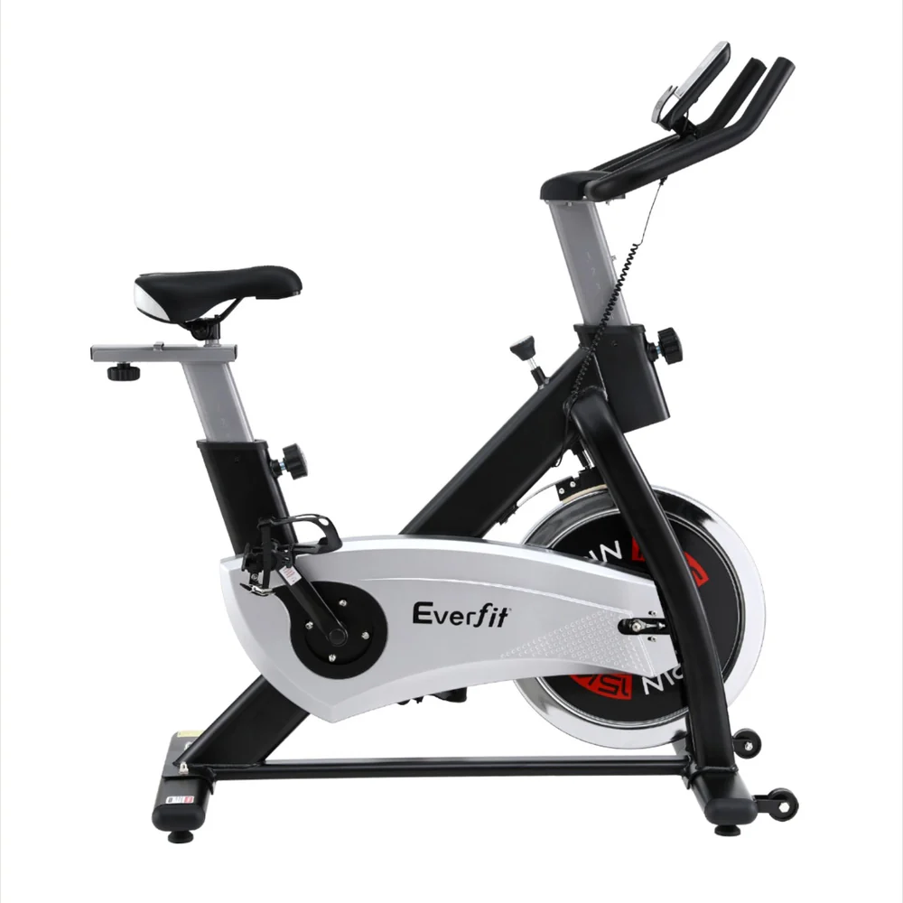 15kg Flywheel Spin Bike Everfit Exercise Bike Home Gym Fitness 120KG Capacity - Image 4