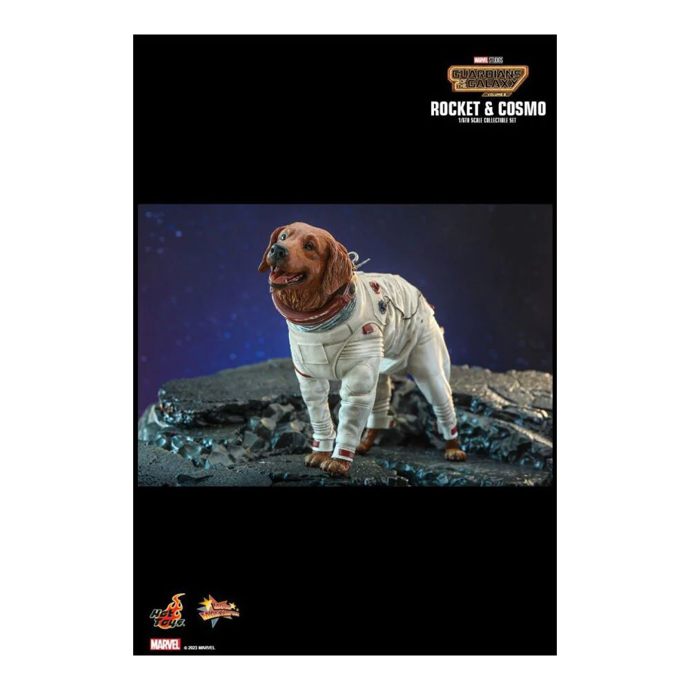 16cm Guardians of the Galaxy Vol 3 Rocket & Cosmo 1:6 Collectable - Image 7