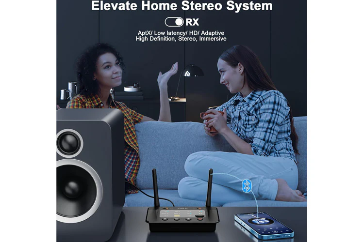 1Mii B03S Bluetooth 5.3 Transmitter and Receiver with Audiophile DAC - Image 2