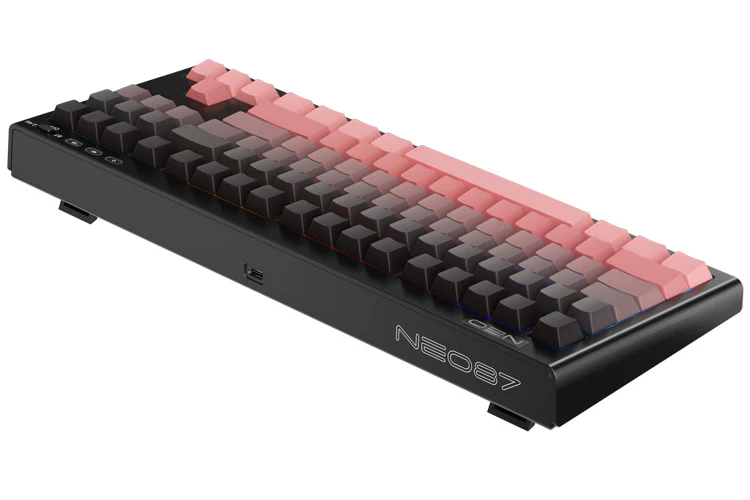 1st Player NEO87 Bluetooth Wireless Mechanical Keyboard (Rose Nebula) - Image 3