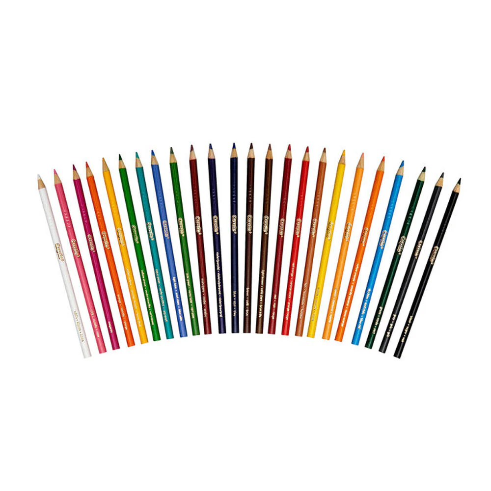 24pc Crayola Coloured Pencils Kids/Children Art/Craft 6y+ - Image 2