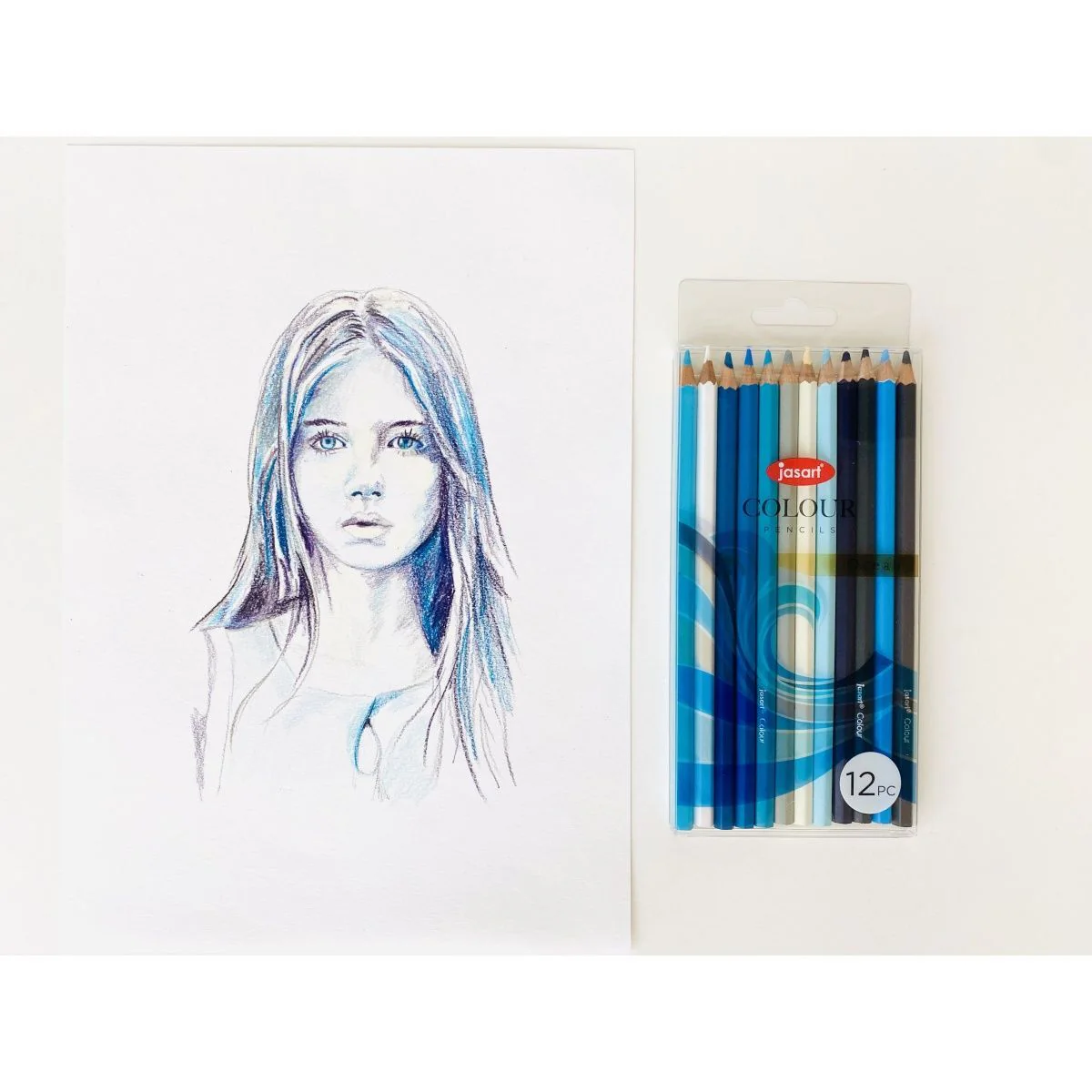 24pc Jasart Studio Art/Craft Colour Pencil Set - Pastel - Image 3