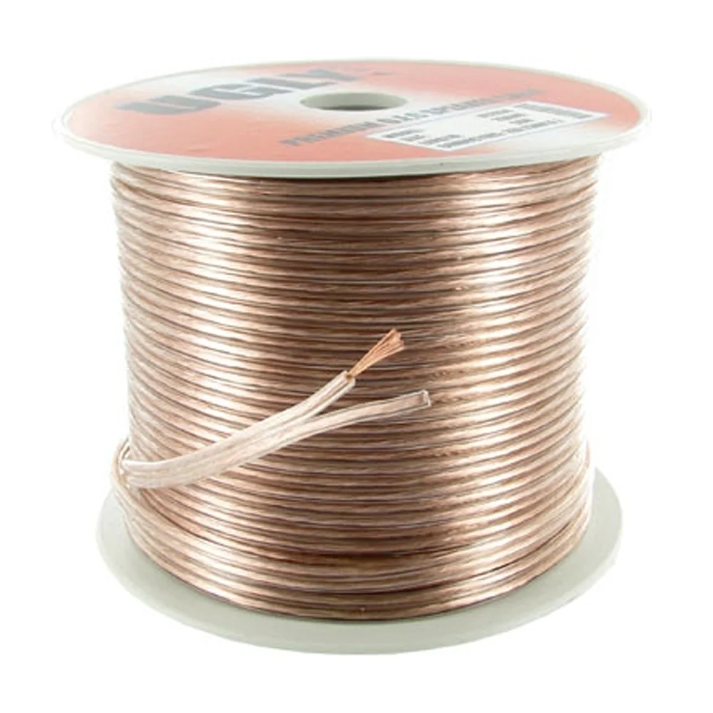 25m 50m 100m Ugly 20AWG Speaker Cable OFC 28 Strands Figure 8 Home Theatre Hi-Fi - Image 3