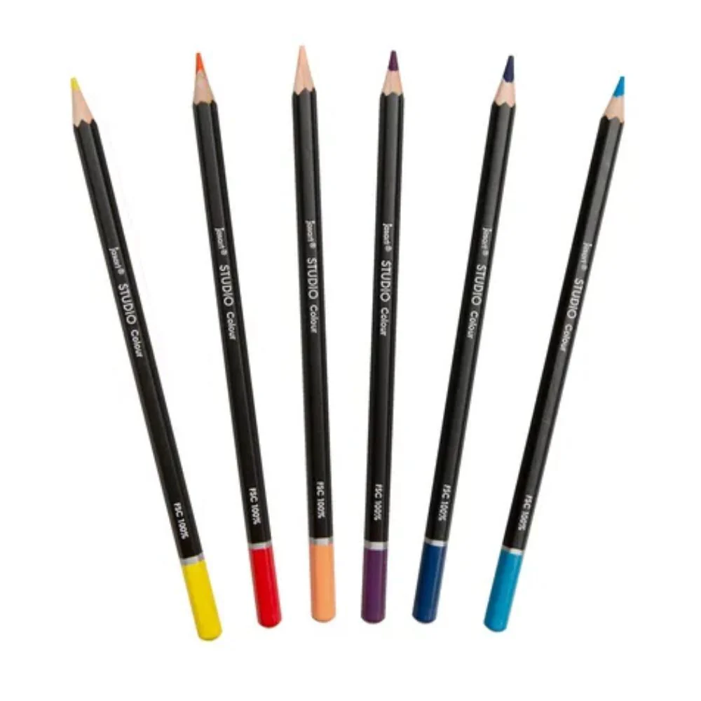36pc Jasart Studio Art/Craft Tin Colour Pencil Set Non-Toxic - Image 2
