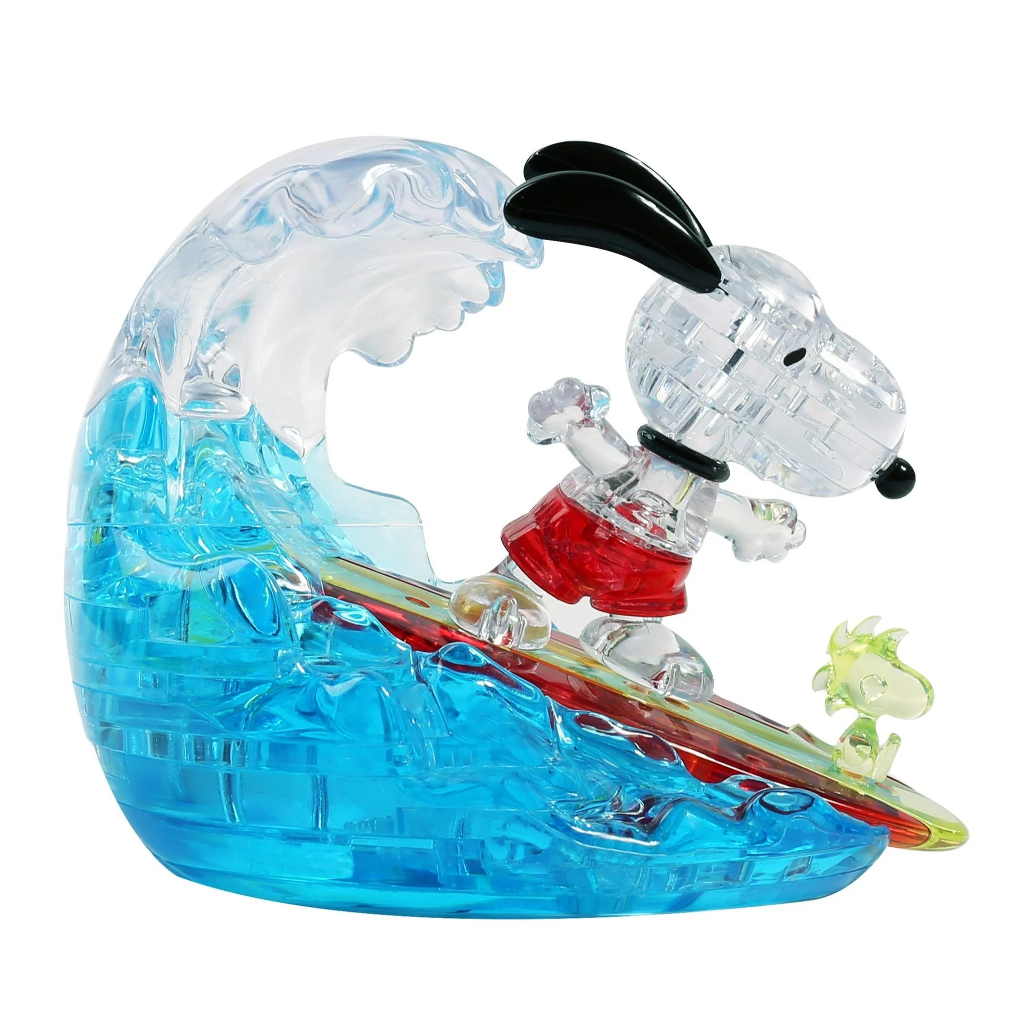 3D Snoopy Surfing Crystal Puzzle - Image 2