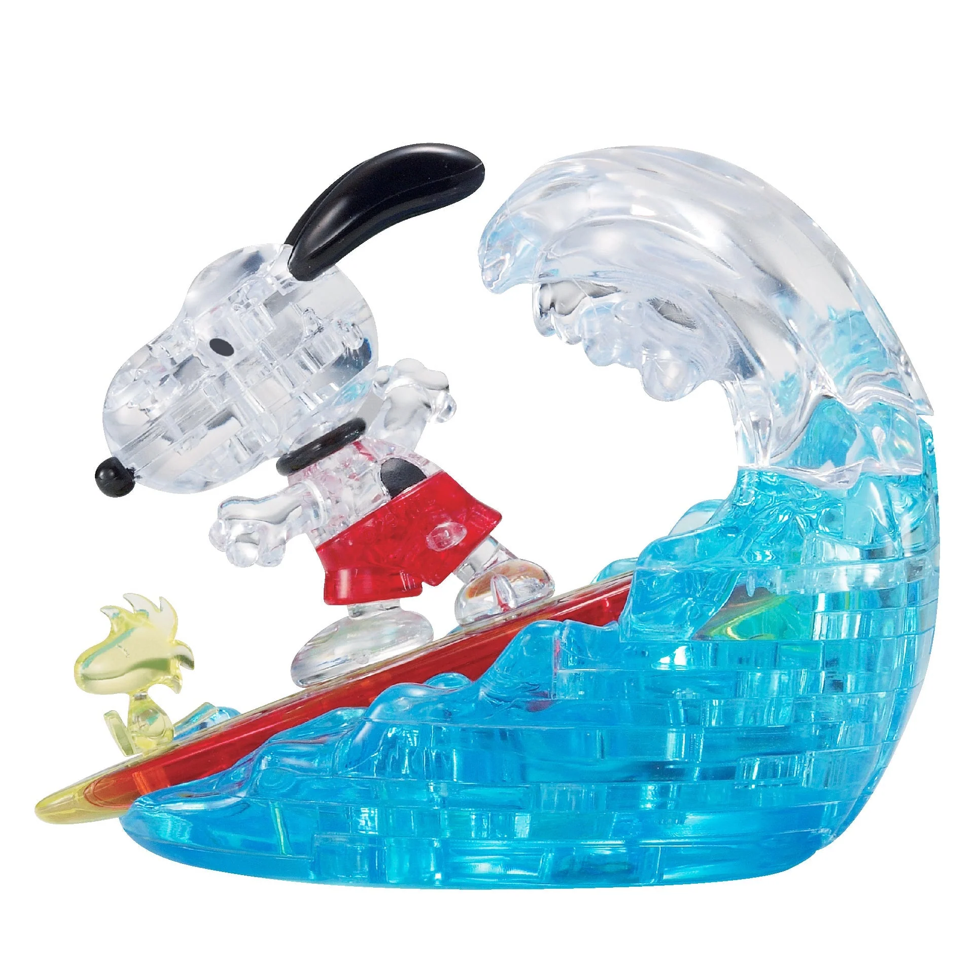 3D Snoopy Surfing Crystal Puzzle - Image 3