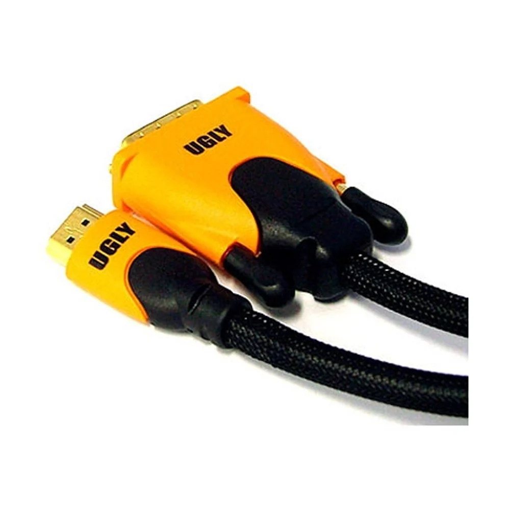 3m Ugly HDMI to DVI Digital Video Converter Cable 28 AWG Gold Plated OFC - Image 5