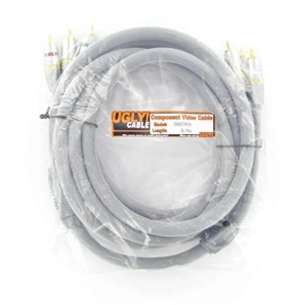 3m Ugly Ultra Premium Component RGB Video Cable 3 RCA OFC Shielded Gold Plated - Image 2