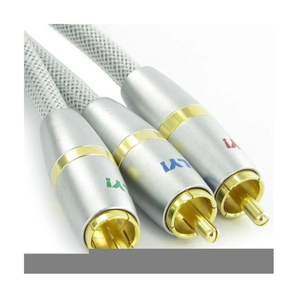 3m Ugly Ultra Premium Component RGB Video Cable 3 RCA OFC Shielded Gold Plated - Image 3