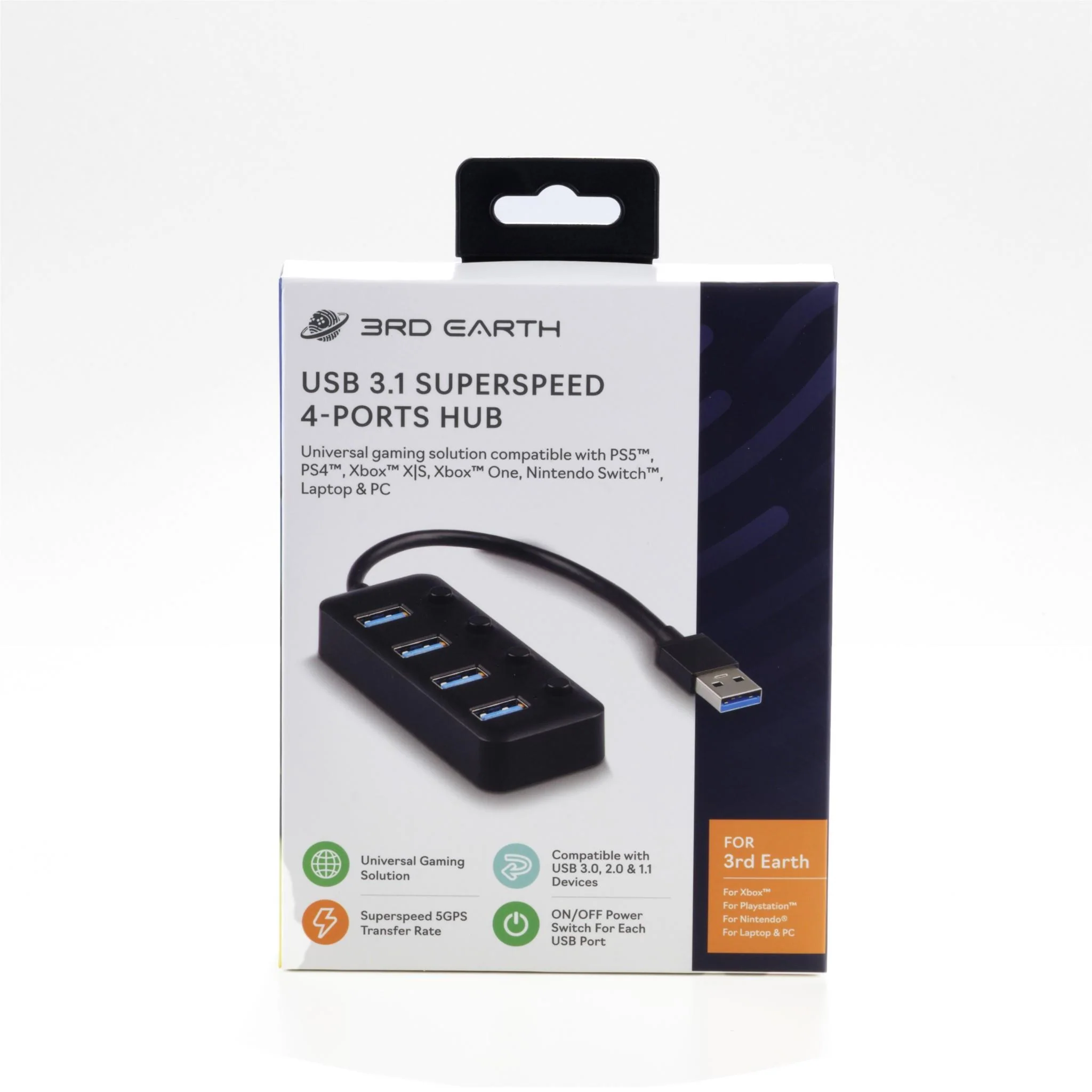 3rd Earth USB 3.1 Superspeed 4-Ports Hub - Image 2