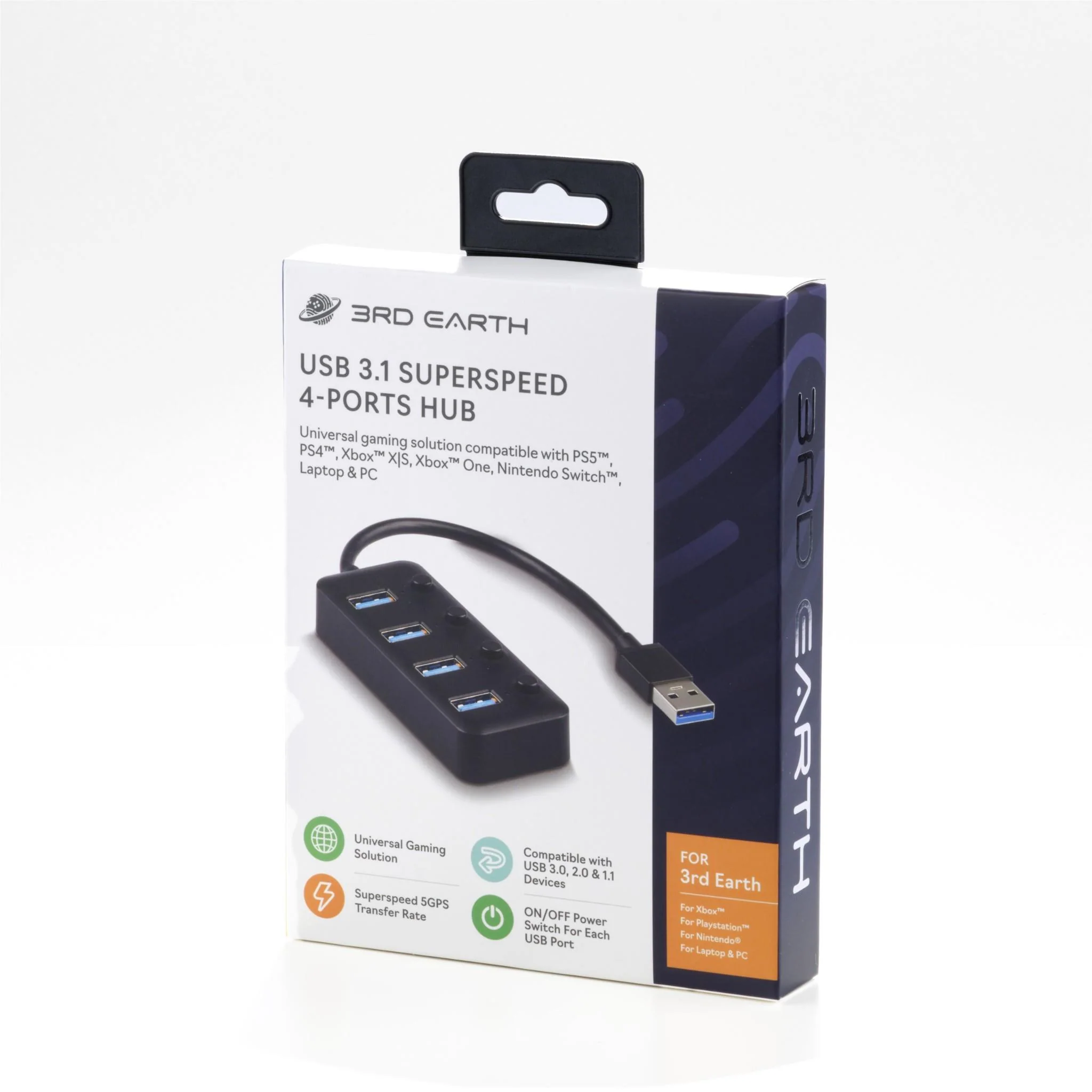 3rd Earth USB 3.1 Superspeed 4-Ports Hub - Image 3