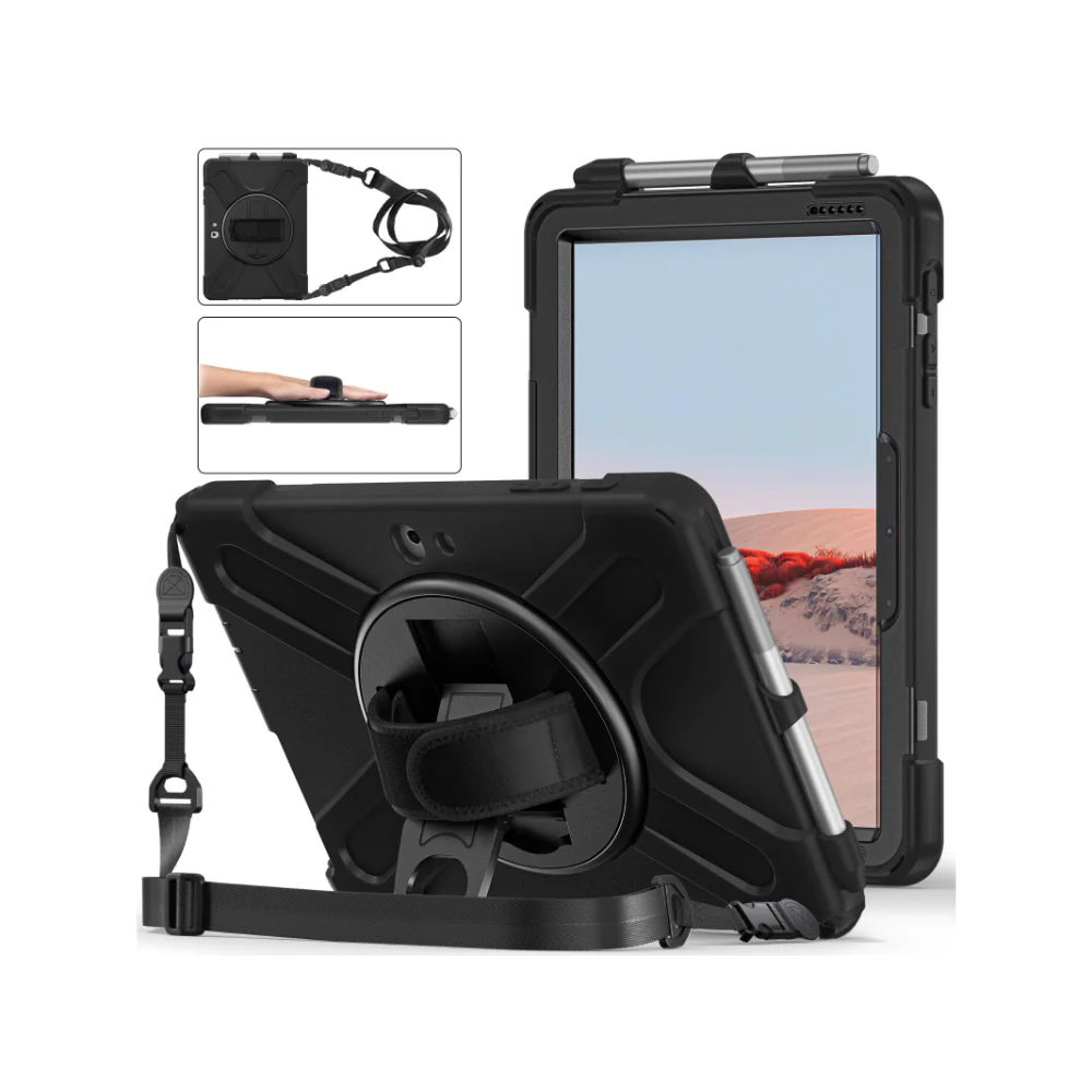3SIXT Impact-Resistant Apache Case for Surface Go 3/4 (Black) - Image 2