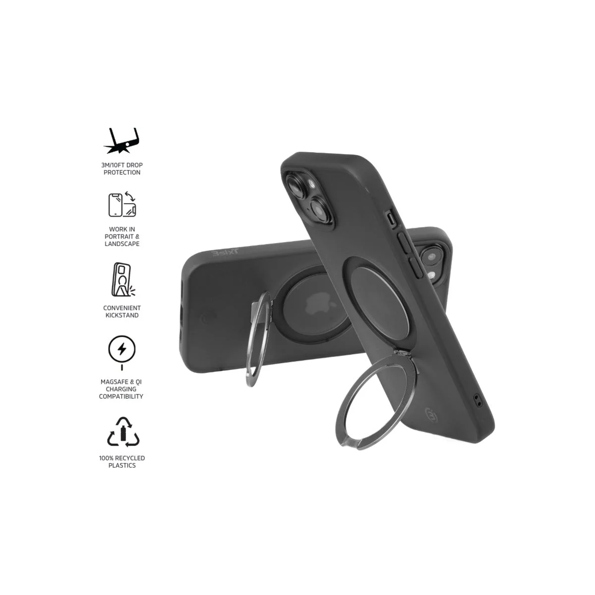 3sixT Neo Stand Apple iPhone 15 Plus (Black) - Image 3