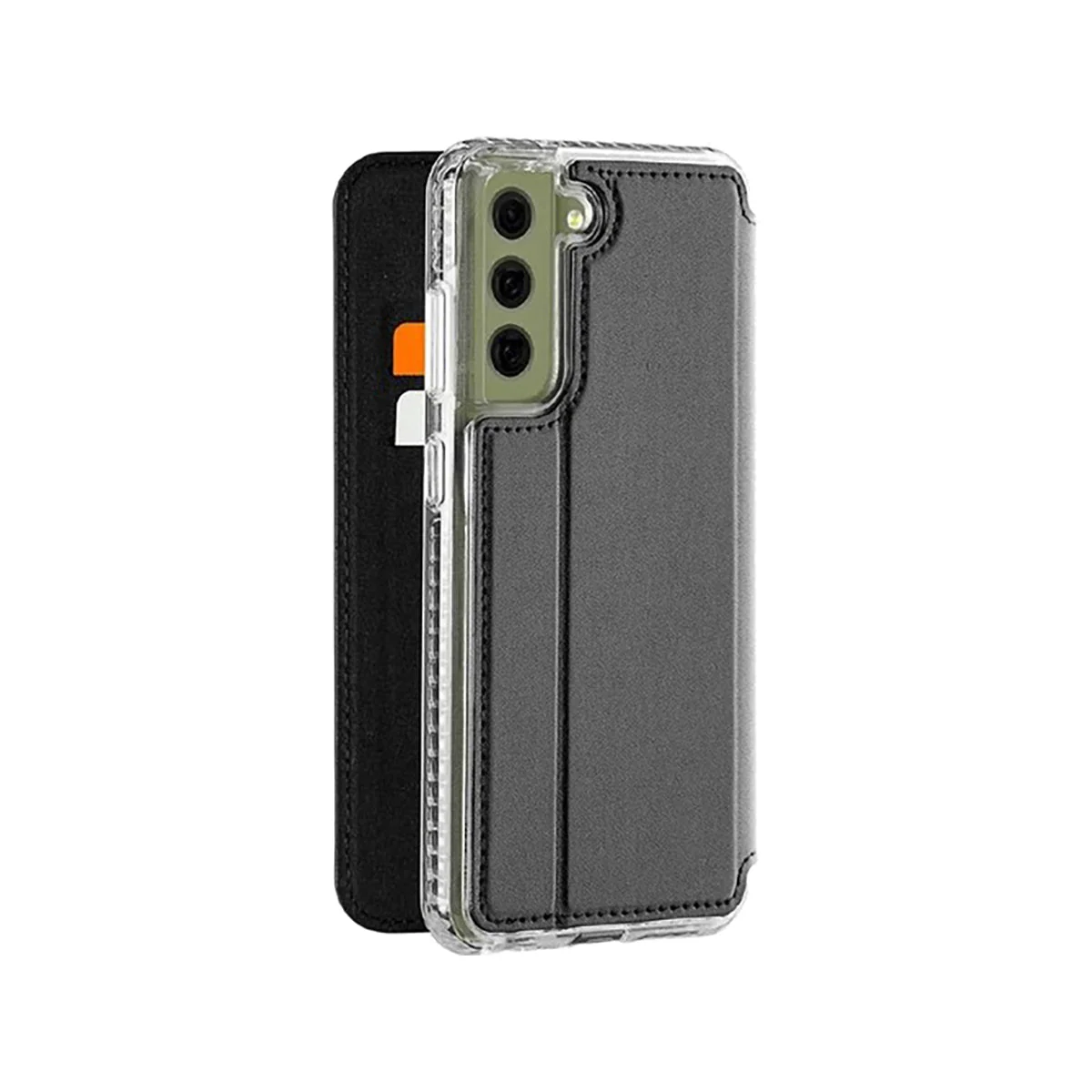 3sixT SlimFolio 1.0 Folio Case for Samsung S21 FE (Black) - Image 5