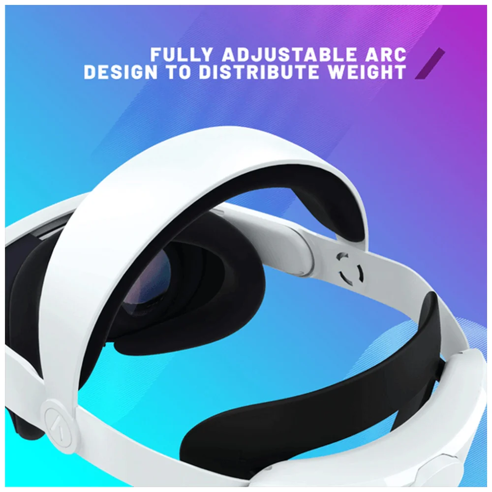 4Gamers Virtual Reality Pro Head Strap Accessory Meta Quest 3/3S Compatible - Image 5
