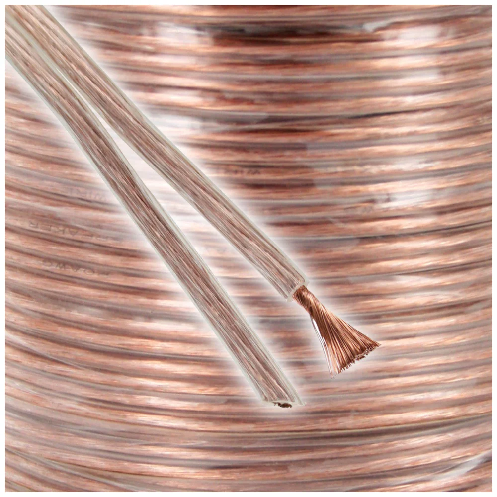 50m Ugly 12 AWG Speaker Cable 420 Strands Figure 8 Spool Hi-Fi Home Theatre - Image 6