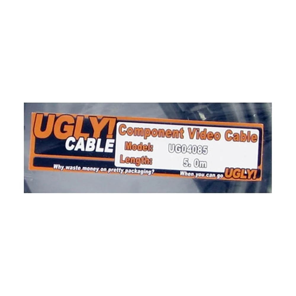 5m Ugly Premium Component RGB Video Cable Lead 3 RCA OFC Home Theatre - Image 2