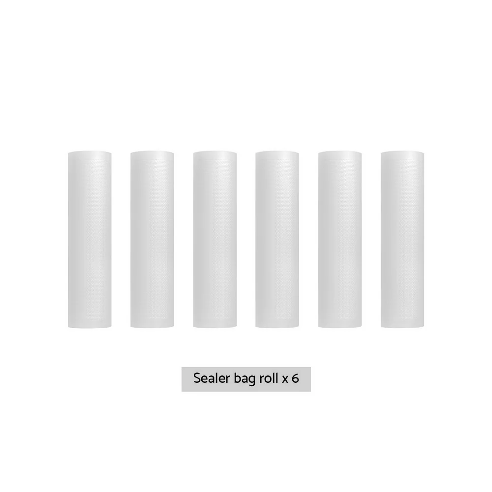 6 Rolls Food Vacuum Sealer Bags Storage Saver Heat Sealing Bag Pack 28CMX6M - Image 3