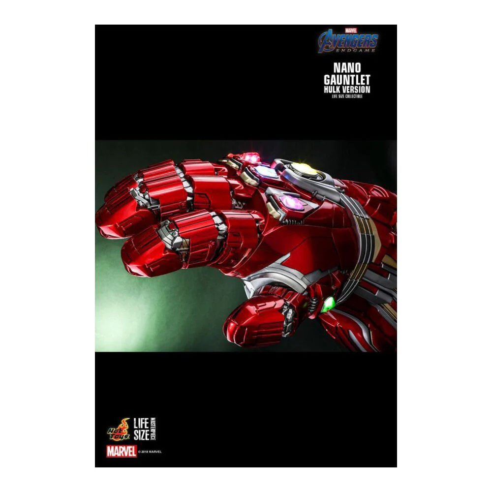 71cm Avengers 4 Endgame Nano Gauntlet Hulk Version 1:1 Scale Replica - Image 2