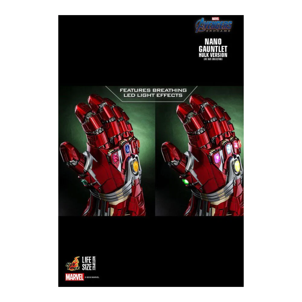 71cm Avengers 4 Endgame Nano Gauntlet Hulk Version 1:1 Scale Replica - Image 5