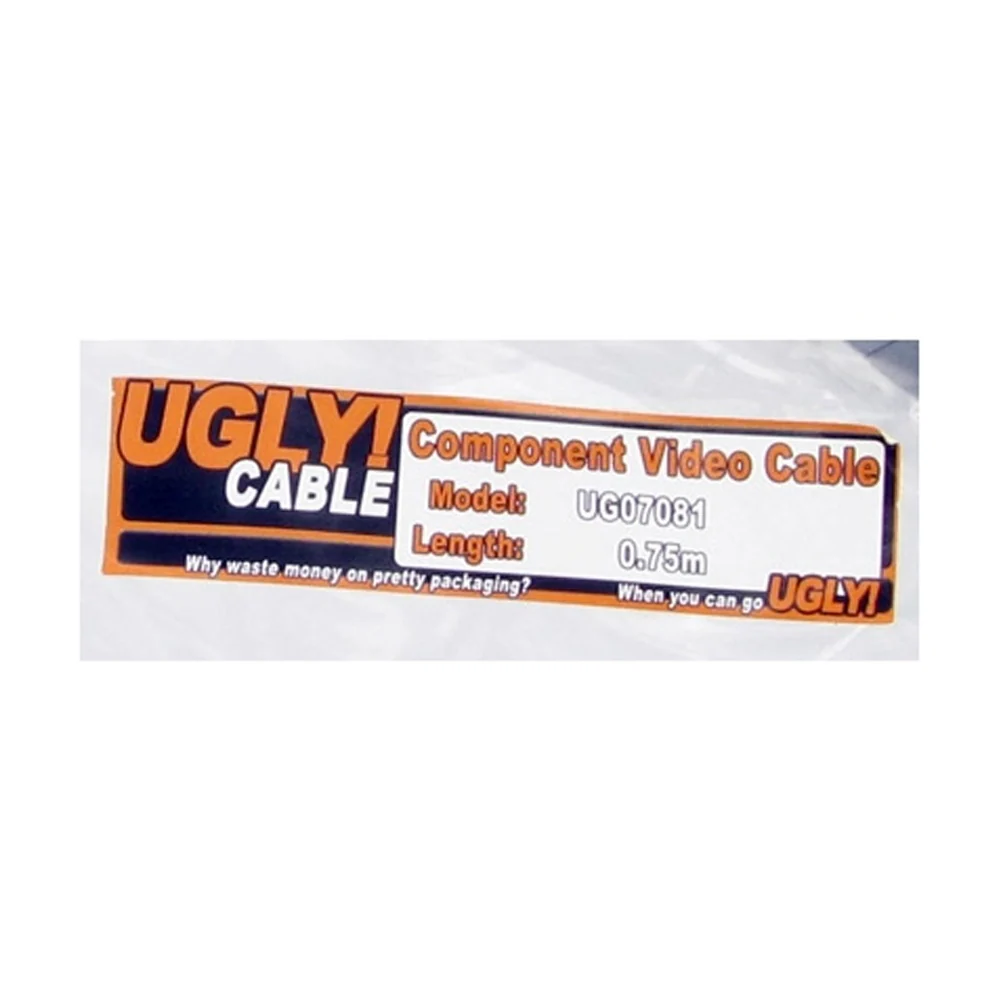 75cm Ugly Ultra Premium Component Video YUV RGB Cable 3RCA UG07081 - Image 3