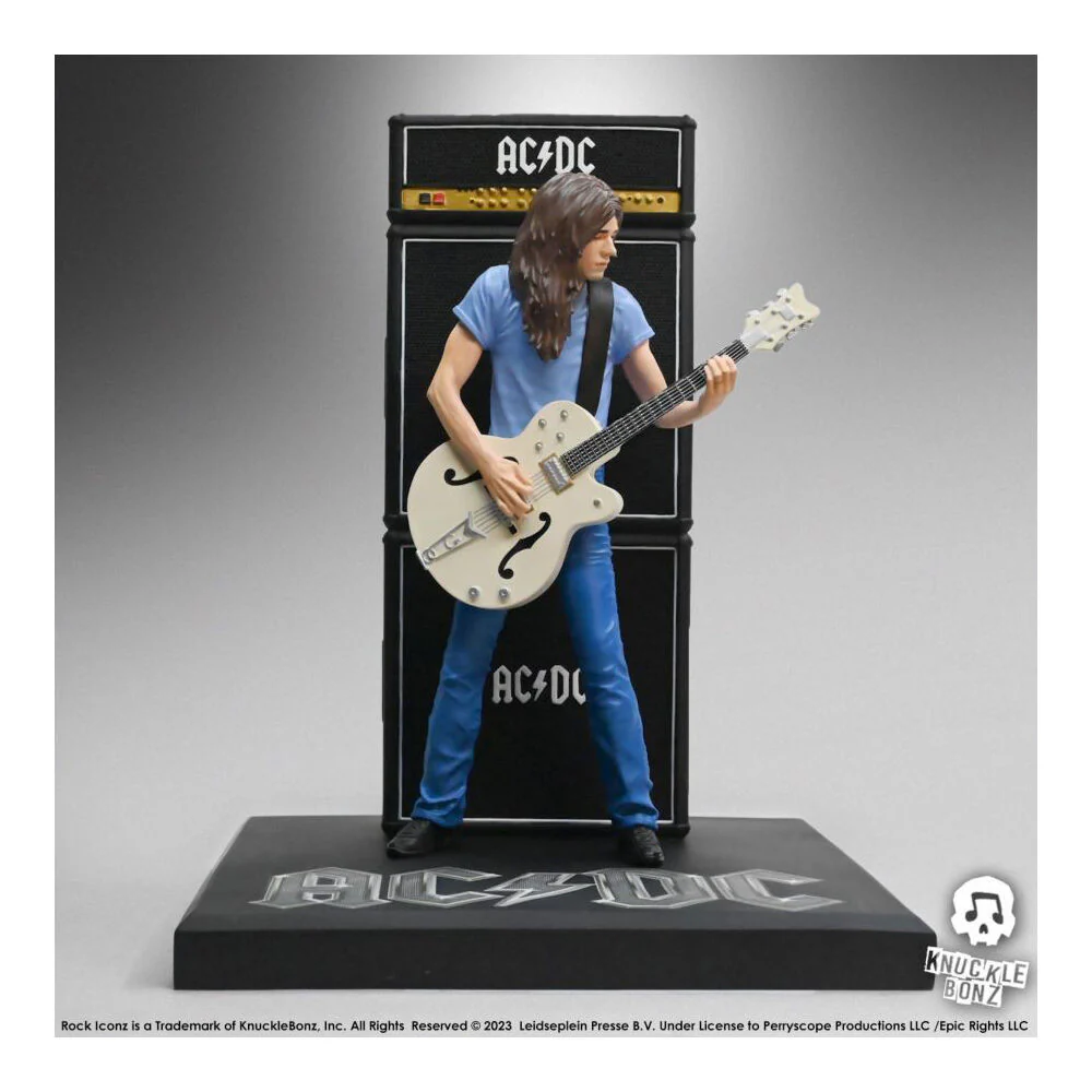 AC/DC Angus & Malcolm Young Rock Iconz 1:9 Statue Collectable 2-Pieces - Image 2
