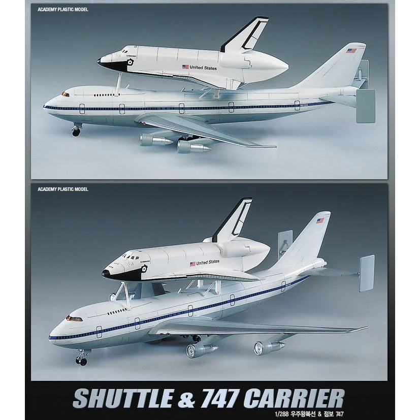 Academy 1/288 Space Shuttle & 747 Carrier Scaled Plastic Model Kit - Image 4