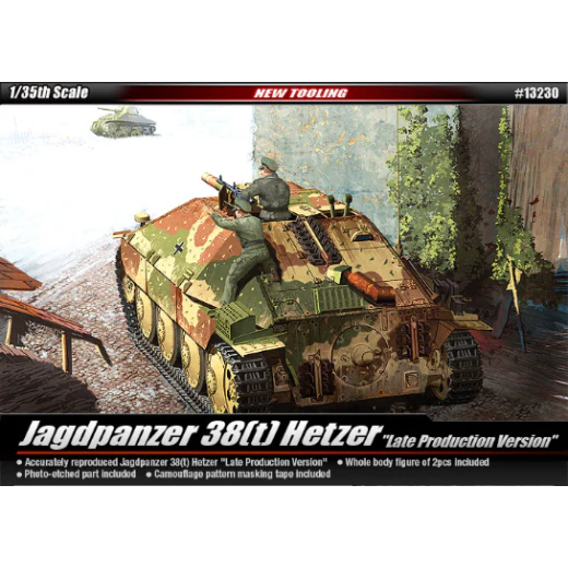 Academy 1/35 Jagdpanzer 38T Hetzer Late Kit - Image 2