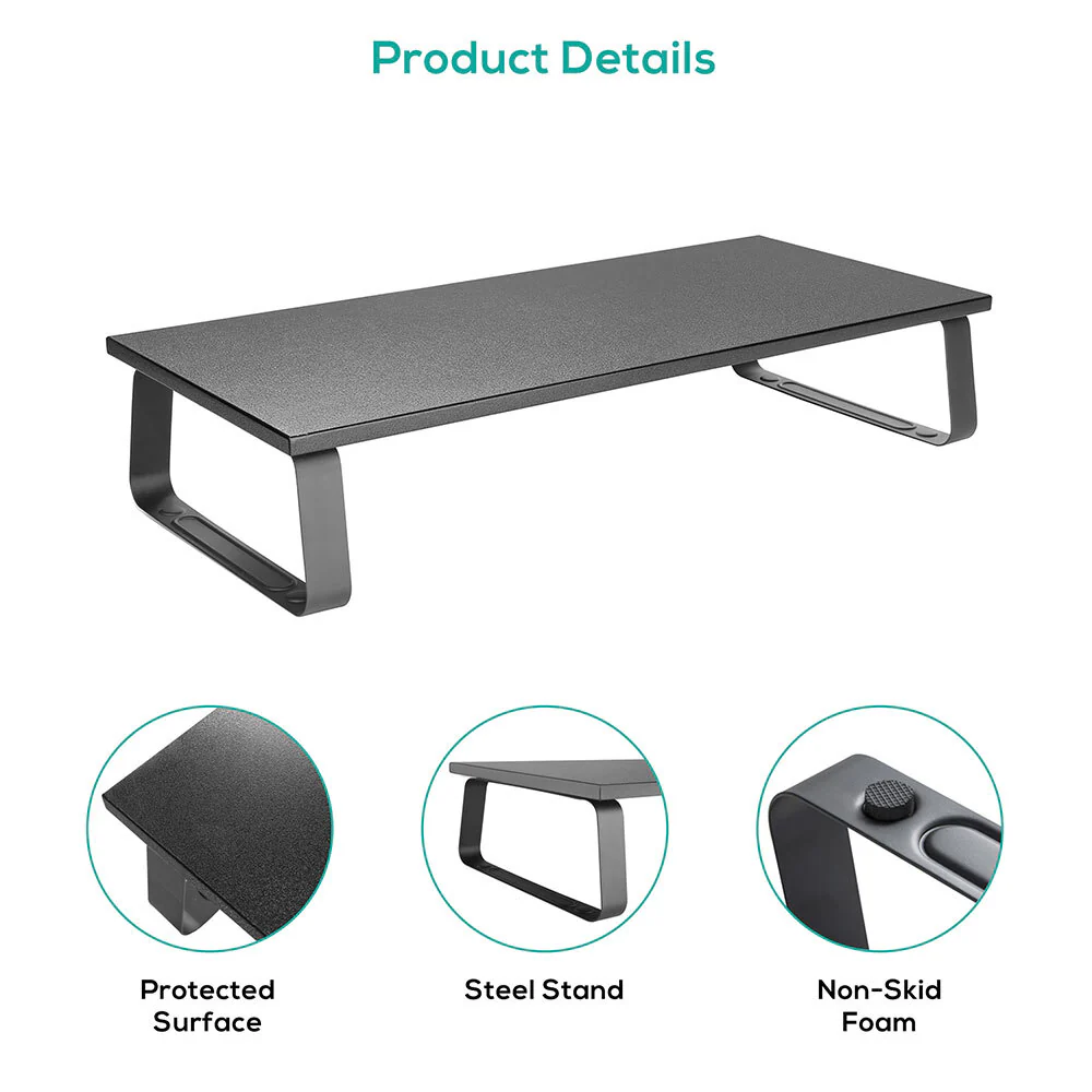 Activiva Monitor Stand Riser (Black) - Image 3
