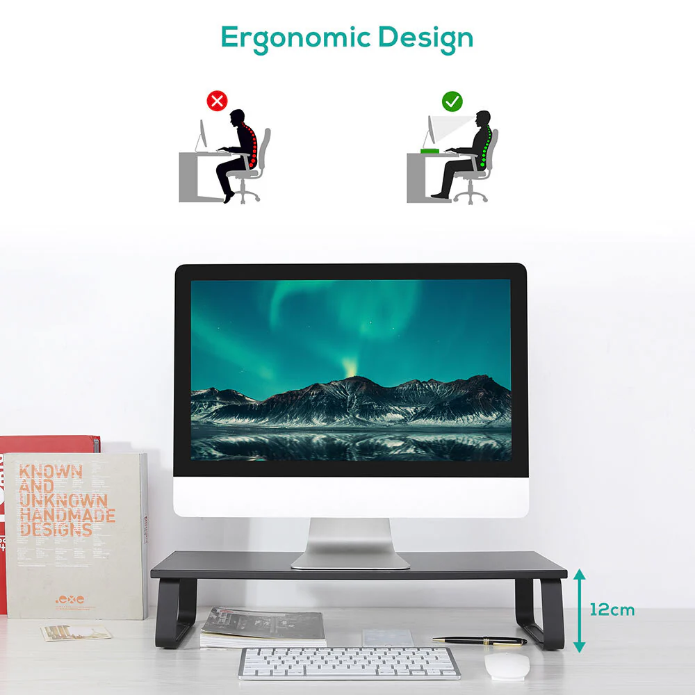 Activiva Monitor Stand Riser (Black) - Image 6