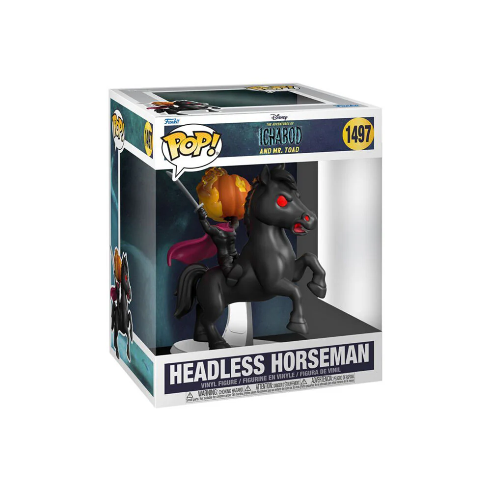 Adventures of Ichabod & Mr. Toad Headless Horseman Pop! Ride Figure 6.25" - Image 3