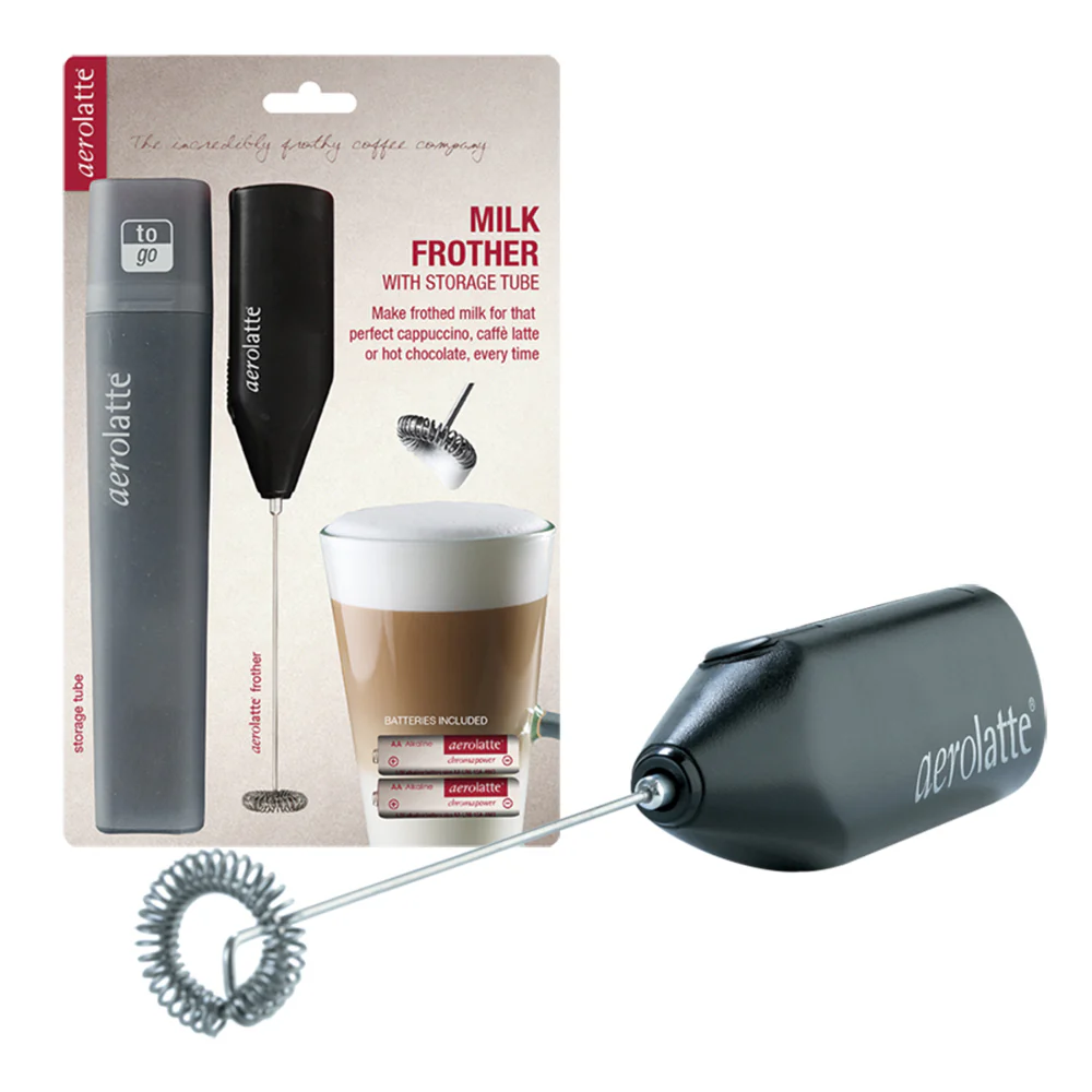 Aerolatte "To Go" Milk Frother with Case Handheld Instrument Carded (Black) - Image 5