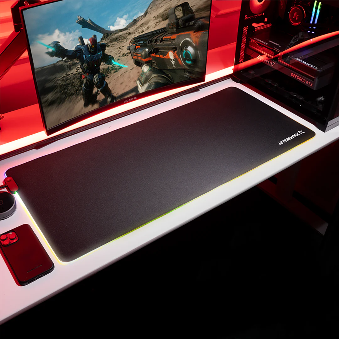 Aftershock Combo Kit (Oden 75 Black Keyboard, Sliver+ XXL RGB Mouse Pad, M1 Pro Black Wireless Mouse) - Image 9