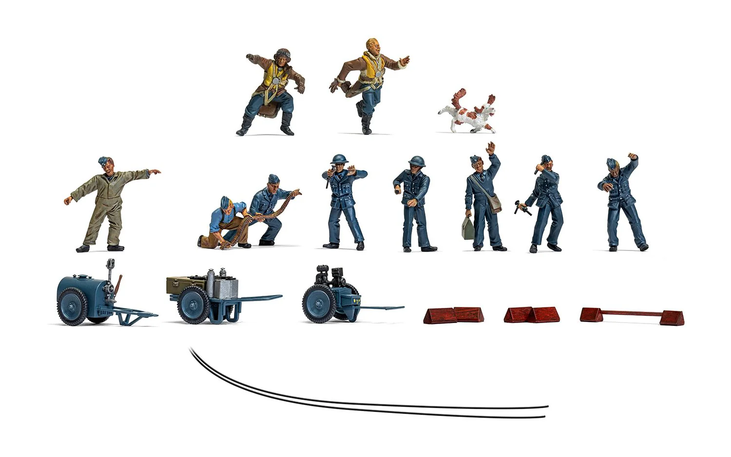 Airfix 1/48 WWII Raf Ground Crew - Image 3