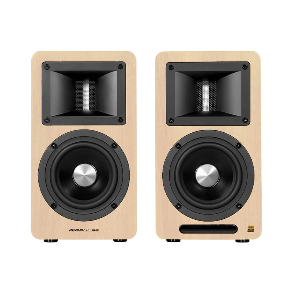 Airpulse A80 Active Bookshelf Speaker System (Pine) - Image 9