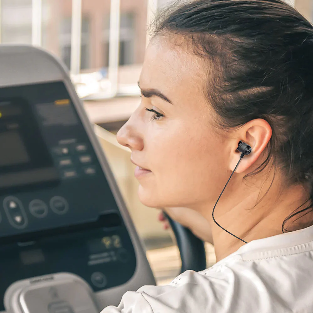 AIWA In-Ear Gel Bluetooth Sports Earbuds (Black) - Image 3