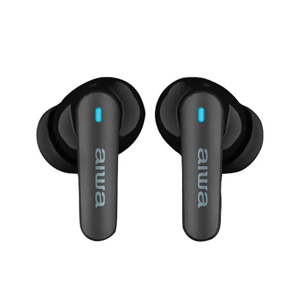 AIWA In-Ear Gelstem True-Wireless Earbuds ANC Black - Image 2